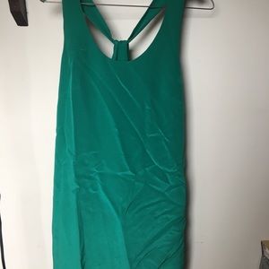 J Crew jade silk dress